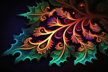 abstract fractal background