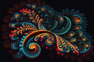 abstract fractal background