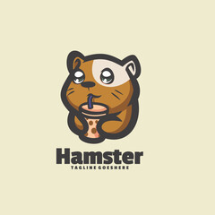 Hamster Logo Vector