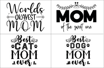 mom SVG bundle hand lettered
