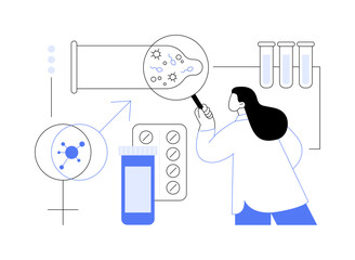 Sexually transmitted diseases abstract concept vector illustration.