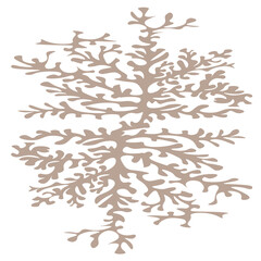 Abstract shapes fashion trend, pastel palette, hippie style 60s 70s. Matisse element flowers.
