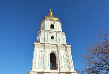 Belfry of St. Sophia Cathedral in Kiev, Ukraine	
