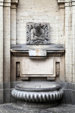 Fontaine Le Cracheur in Brussels