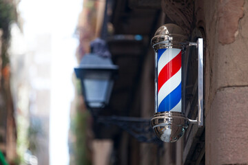 Outdoor Barber's pole
