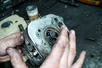 Motorcycle engine repair , overhaul and reconditioning                       