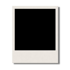 Blank Polaroid Photo Frame on a white background