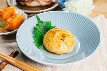 野菜たっぷりの豆腐寄せ