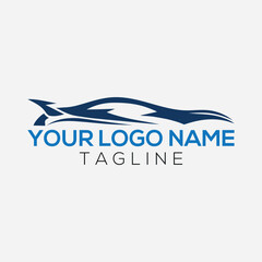 Car icon logo design with vector format.