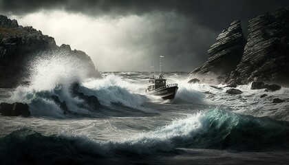 storm over the sea © Anwar