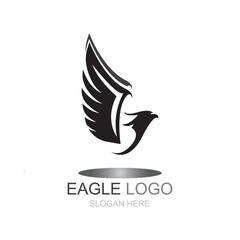 Eagle Logo design. Fly Eagle Logo design vector inspiration