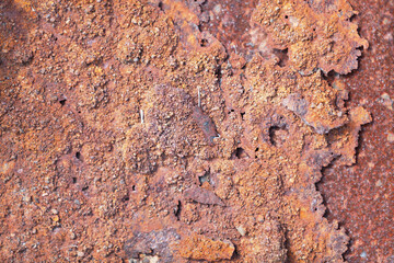 Rusty iron plate background