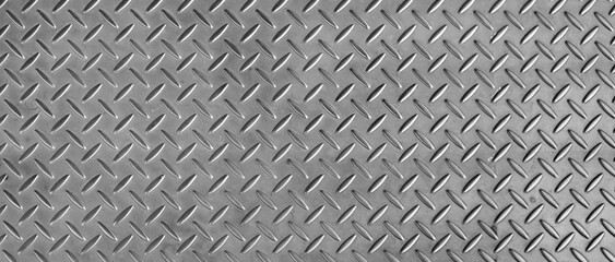 black paper texture panorama. Steel floor. Background image. Steel pattern for making non-slip floors.