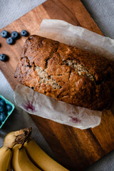 blueberry-banana bread