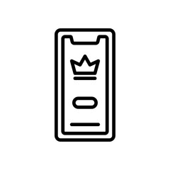 smartphone icon for your website design, logo, app, UI. 