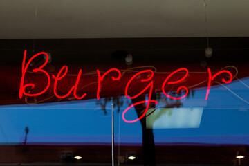Burger - Neon light