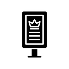 poster icon for your website design, logo, app, UI. 