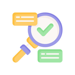 research icon for your website design, logo, app, UI. 
