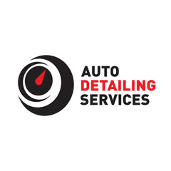 Vector logo for detailing car and tuning