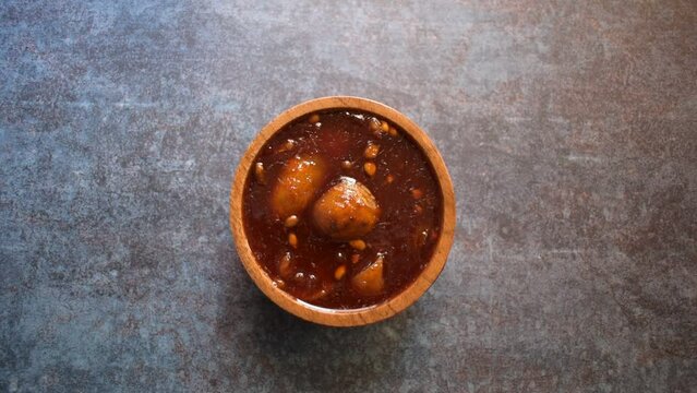 Indian traditional sweet lime pickle