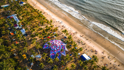 Praia Paradisíaca Pratigi Ituberá Bahia Festival Universo Paralello Paralelo Camping Rave Trance...