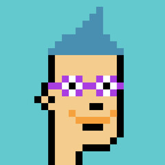 Pixel Art man with generative AI