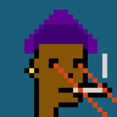 Pixel Art man with generative AI