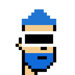 Pixel Art man with generative AI