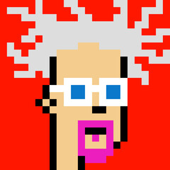 People Avatar in Pixel Art with generative AI