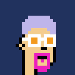 Male Avatar in Pixel Art with generative AI