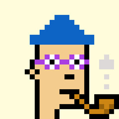 Male Avatar in Pixel Art with generative AI