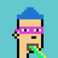 Illustration of avatar man with generative AI