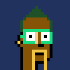 Illustration of avatar man with generative AI