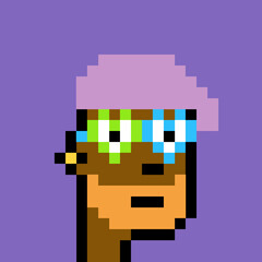 Illustration of avatar man with generative AI