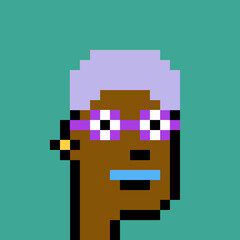 Illustration of avatar man with generative AI