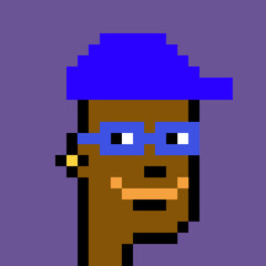 Illustration of avatar man with generative AI