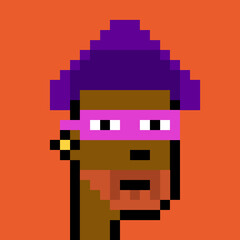 Male character in pixel art style with generative AI