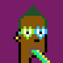 Male character in pixel art style with generative AI