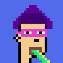 Cartoonish Pixelated Man with generative AI