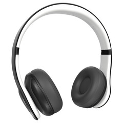 headphones isolated on transparent background