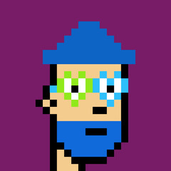 Vintage Pixel Character with generative AI