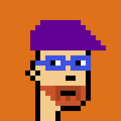Retro Pixelated Man with generative AI