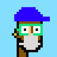 Retro Pixelated Man with generative AI