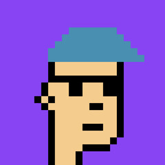 Pixel Art man with generative AI