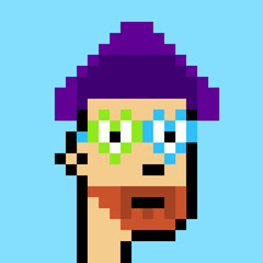 Pixel Art man with generative AI