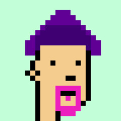 Pixel Art man with generative AI