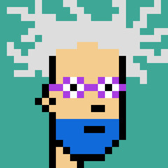 People Avatar in Pixel Art with generative AI