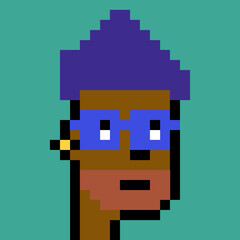 Fototapeta premium People Avatar in Pixel Art with generative AI
