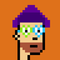 Male Avatar in Pixel Art with generative AI