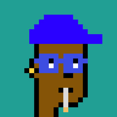 Illustration of avatar man with generative AI